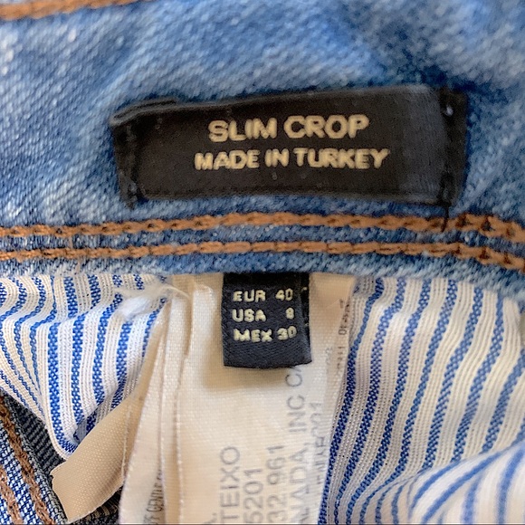 Massimo Dutti Slim Crop Jeans - Picture 7 of 7